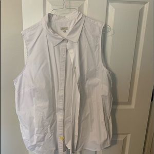Talbots sleeveless 3X shirt